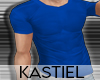 K| D. Blue Fitted Shirt