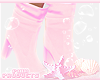 ♔ Boots ♥ Baby Pink