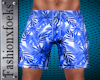 Tropical Shorts Blue