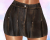 Palm Leather Mini Skirt