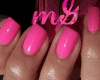 (mG) light pink nails 