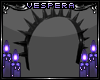 -V- Spiked PVC Headband