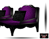 chair purple/latex 4p.
