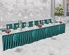 Teal Wedding Table