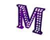 Anim Purple Letter M