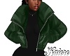 Leather Puffer {G}
