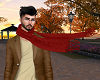 Red Windy Scarf