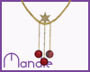 M+   Christmas Necklace