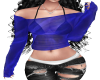 Blue Sheer Top