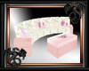Pink Rose white sofa