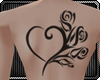 Heart Rose back tat