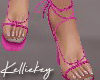Hot pink sandals