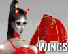 Hot Devil Woman Wings