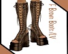 LV/ Brown Open Boots