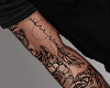 Owl Shirt + Arms Tattoo