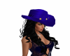 Blue Cowgirl Hat