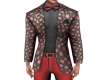 Flower Fitted Suit