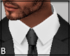 Gray Suit Tie White