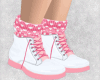 (KUK)boots pink cute