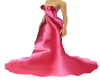 pink light long dress