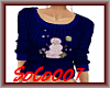 Snowman Sweater blue