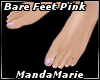 ♡M Bare Feet Pink