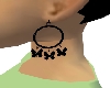 LL-Black Bfly earrings