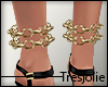 tj:. Gold Chain Anklets