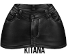 K. Leather Skirt