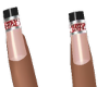 Red Nebulix Nails