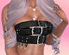 BELTED TOP LEATHER