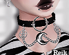 ᴿ choker moon goth