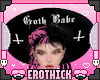Goth Babe hat