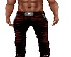 cranberry leather pants