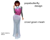 crowl gown mesh