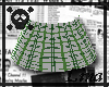 White/Green Plaid Skirt