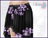 Violet Flower Skirt