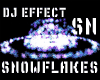 dj effect snowflakes
