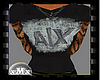 xMx-AJX black V neck