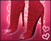 ɳ Red Sexy Lace Boots
