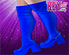 K* Ozgin Punk Boots Blue