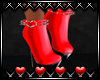 !F Valentine Boots Red