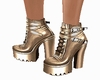 ROPA SEXI BOTAS DORADAS