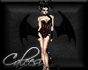 Black PVC Demon Wings