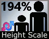 Height Scale 194% M
