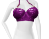 Violet leather top