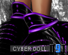 D|CyberDoll Boots Purple