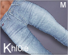 K boom blue jeans M