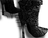 snake boots black