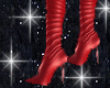 (MI) Red Metalic boots